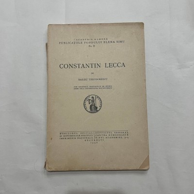Barbu Theodorescu - Constantin Lecca foto