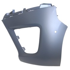 Parte laterala bara, colt lateral flaps Toyota Proace, 06.2016-, model: Verso, montare fata, stanga, cu gauri senzori parcare (PDC); grunduit, gata d