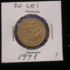 M1 C10 - Moneda foarte veche 61 - Romania - 20 lei 1991