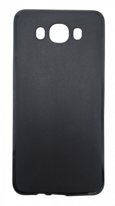 Husa silicon neagra (cu spate mat) pentru Samsung Galaxy J7 (2016) J710