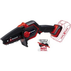 Mini fierastrau electric/mini drujba cu lant pe acumulator Einhell GE-PS 18/15 Li BL-Solo Power X-Change 18 V, lungime lama 15.8 cm, lungime max. taie