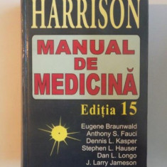 HARRISON , MANUAL DE MEDICINA , ED. 15 de EUGENE BRAUNWALD , ANTHONY S. FAUCI , DENNIS S. KASPER , STEPHEN L. HAUSER , DAN L. LONGO , J. LARRY JAMESON