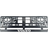 Set 2 bucati, suport numar inmatriculare carbon VOLVO II