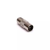 Adaptor Mufa TV tata F mama cu filet exterior, Premium, Master E8260