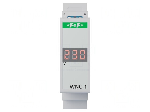 Voltmetru Digital pentru Șină DIN 80-500V LED WNC-1