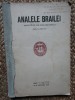 Analele Brăilei, revistă de cultură regională anul I nr. 4-5-6 , 1929