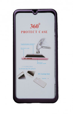 Husa de protectie 360&amp;#039; fata + spate + folie Samsung A50 ; A50s ; A30s , Mov foto
