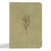 NASB Large Print Compact Reference Bible, Sage Suedesoft Leathertouch
