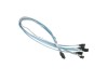 Cablu Supermicro Internal MiniSAS SFF-8087 to 4 SATA 70/70/70/70cm with Sideband 70cm CBL-0237L