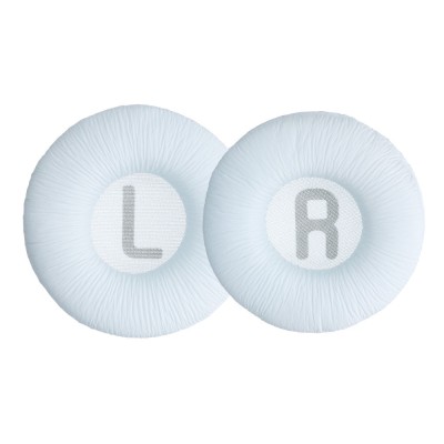 Set 2 Perne de urechi pentru casti JBL Tune 600/Tune 500BT/Tune 510BT, Kwmobile, Alb, Piele ecologica, 52226.02 foto