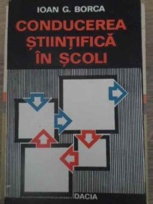 CONDUCEREA STIINTIFICA IN SCOLI-IOAN G. BORCA-228833 foto