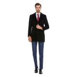 Palton barbati business negru B157