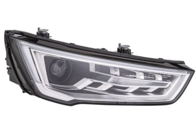 Far AUDI A1 (8X), 12.2014-12.2018, partea Dreapta, ZKW, tip bec D3S+LED+PWY24W; electric; janta cromata; fara bec descarcare; fara ballast; cu motor; foto