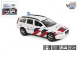 Masina de politie Volvo V70 cu lumini si sunete, 13 cm