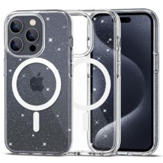 Husa pentru iPhone 16 Pro - Techsuit SparkleSkin Series - Clear foto