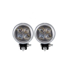 Proiector LED 12W Spot 4D cu angel eyes 12/24V