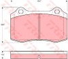 Set placute frana,frana disc PEUGEOT 208 (2012 - 2016) TRW GDB1513