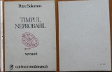 Cumpara ieftin Petre Solomon , Timpul neprobabil , 1985 , editia 1 cu autograf