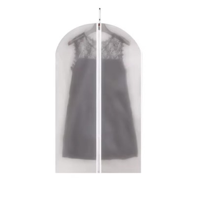 Set 5 Huse de Depozitare cu Fermoar, Flippy, pentru Haine, de Protectie, pentru Voiaj, Netesut, Rezistent la Praf, 60x100 cm, Transparent-Alb foto