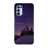Husa compatibila cu Oppo Find X3 Lite model Winter Sky Lights, Silicon, TPU, Viceversa, Transparent, Carcasa