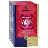 Ceai Happiness is... Sa fii Femeie Ecologic/Bio 18dz