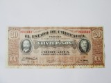Rara! Mexic 20 Pesos 1915 statul Chihuahua-Razboiul Civil la cel mai mic pret