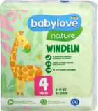 Babylove nature Scutece eco nr 4, 34 buc