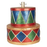 Cumpara ieftin Suport brad Craciun ceramica multicolora &Oslash; 40x46 cm