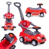 Ride-on r&aacute;&uuml;lős kisaut&oacute; j&aacute;r&oacute;kerekes tol&oacute;kocsi foganty&uacute; hangok piros