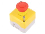 Casetă de Comandă Harmony XB5 cu Buton Ciupercă IP66
