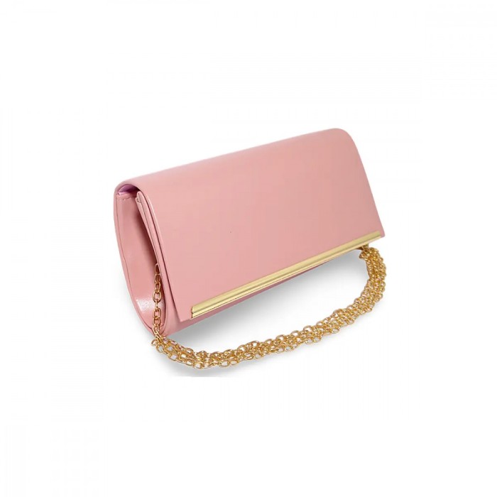 Geanta mica, plic seara pentru ocazii si petreceri, 20 x 10 cm, Magrot B-39 - Roz