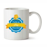 Cana alba Personalizata Pentru Un Nas Extraordinar, INOVATIX&reg;. 330ml