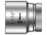 Cheie tubulară 6-puncte HEX 1 1/16" 40mm WERA Zyklop