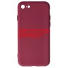 Husa Silicon Burgundy iPhone SE 2020 - Protectie Premium, Calitate High Copy