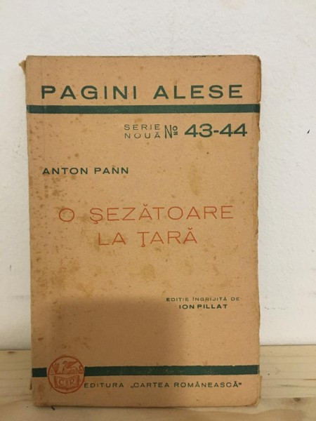 O Sezatoare la Tara - Anton Pann