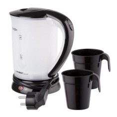 Fierbator apa de calatorie First Austria FA-5425-2, 600W, 500ml, 2 pahare, Negru foto