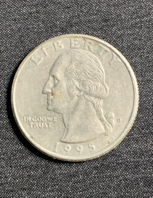 Moneda quarter dollar 1995P USA foto