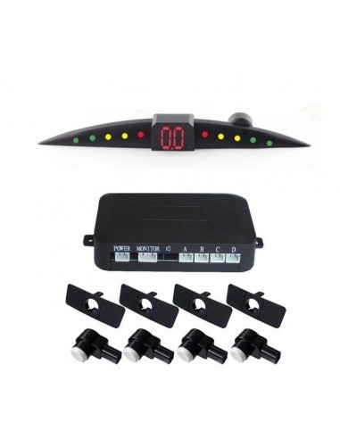 Senzori parcare cu display LED S301 Ultra slim tip OEM de 16.5mm Alb