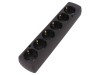 Conector Alimentare AC Splitter 2P 16A Negru