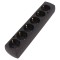 Conector Alimentare AC Splitter 2P 16A Negru