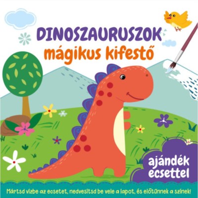 Dinoszauruszok - M&amp;aacute;gikus kifestő foto