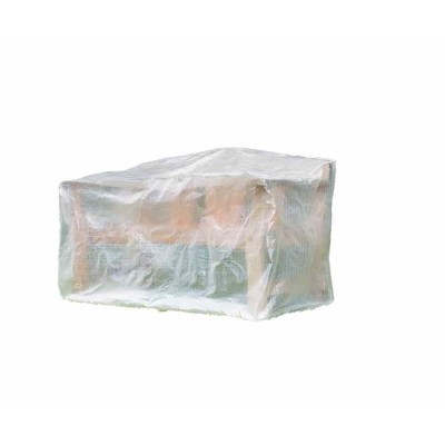 Husă de protecție transparentă pentru bancă dublă, aprox. 120x75x80 foto