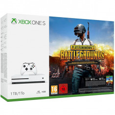 Consola Microsoft Xbox One S 1Tb Alb + Playerunknown S Battlegrounds (Code In Box) Xbox One foto