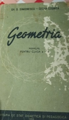 GEOMETRIE SIMIONESCU C/ COSNITA CLASA AIX A foto
