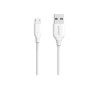 Anker Cablu PoweLine microUSB 1m Alb