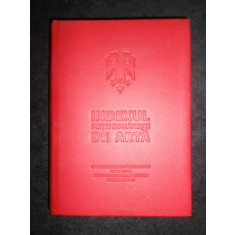 Indexul pietei romanesti de arta. Catalog de randamente anuale (1995-2010)