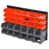Suport pentru scule DURHAND, 30 de cutii, 37,5x18x63 cm | Aosom Romania