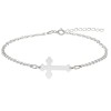 Bratara cu cruce personalizata - argint 925