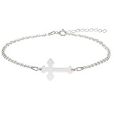 Bratara cu cruce personalizata - argint 925