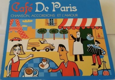 CD 3XCD Various &amp;lrm;&amp;ndash; Caf&amp;eacute; De Paris (VG++) foto